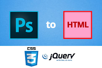 convert your PSD to html