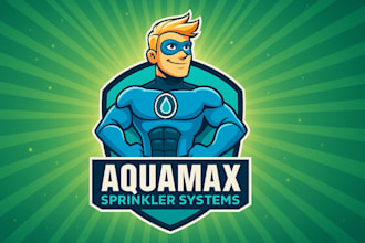 design your original superhero comic logo