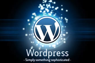 setup a wordpress site in 1 hour