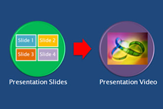 turn your PowerPoint presentation into a HD video and add audio if required