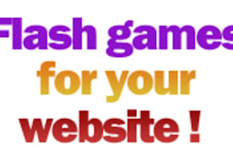 add 12 flash games on your site
