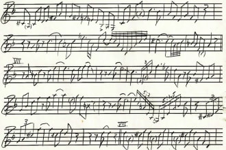 transcribe any jazz solo for you