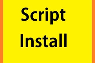 install your php script that requires mysql database