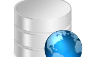 make a database in Access or MS Sql