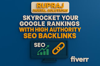 skyrocket your google rankings with high authority SEO backlinks