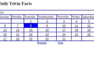 give you a automatic updating daily trivia site script