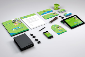 design your full corporate identity package illustrator