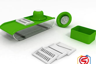 make 3d products by 3d max