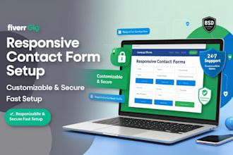 setup responsive contact form for any website