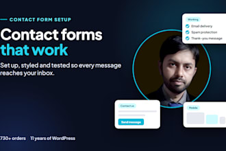 setup responsive contact form for any website