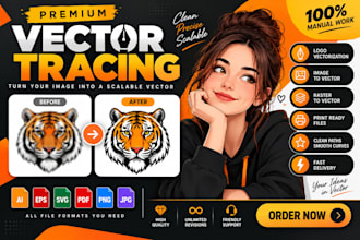 vector tracing, convert image to vector file, vector logo, vectorize image