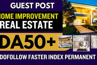 guest post on home improvement,real estate,construction blog