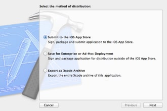 publish an app on appstore from my account or your