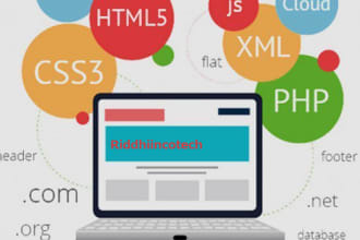 design website logo, banner, and business card