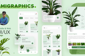 design mobile app prototype ui ux 3d mockup in 12 hr