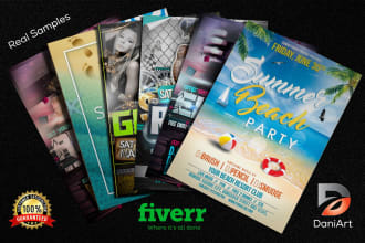 design professional flyers and posters in 10 hours