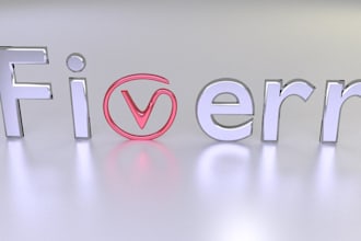 reccreate your logo into a professional 3d image design