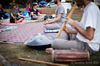 create custom meditation with music, voiceover, and script