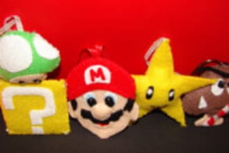 send you any two of these handmade felt nintendo items