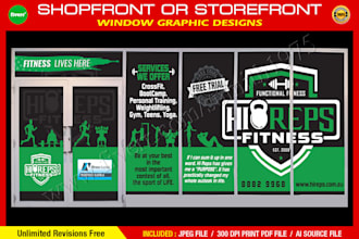 design window graphics and window signage for your store