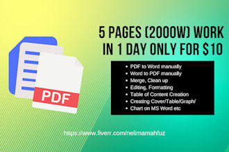 type, format word documents