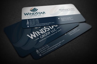 design professional business card and membership card