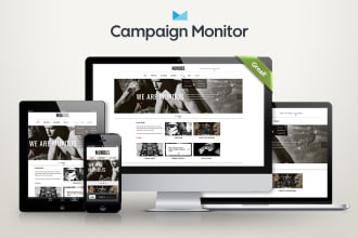 convert PSD to campaign monitor responsive email template