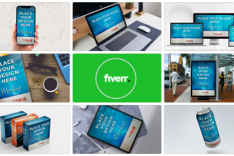 design macbook iphone laptop device screen mockups for website, image and video