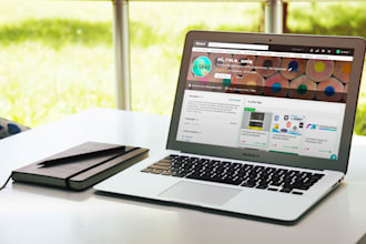 mockup macbook, laptop or device screen product for websites or images