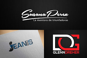do typographic texture logo