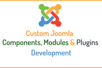 make joomla component, module, plugin for joomla website