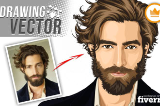 do a vector portrait for you
