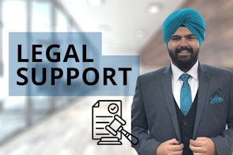 be your virtual legal assistant, and paralegal for your business needs