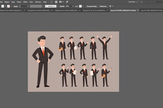 create 2d 3d character sprite sheet and models for game