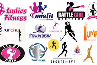 fitness and flyer logo design for you
