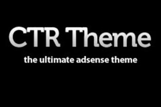 install wordpress and CTR Theme for make money with adsense into your website