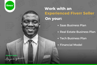 be your saas, tech or real estate business plan writer