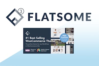 customize the flatsome theme or woocommerce website