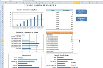 excel template designing and analysis