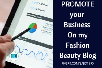 promote and advertise your business on my fashion blog
