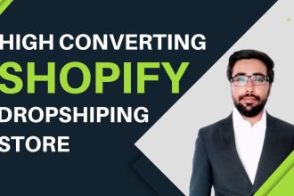 create design redesign shopify website,  shopify dropshipping store