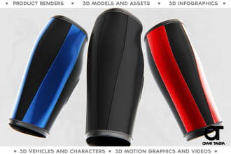 create awesome 3d models and renders realistic or stylized