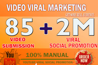 manually make video submission on 85 video sharing sites PR 9 to 4