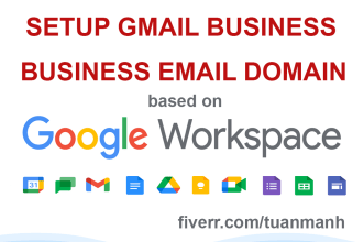setup gmail business email domain google workspace