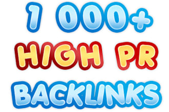 build over 1000 High PR Blog Comment Backlinks from Actual High Pr pages to your website with Lindexed submission
