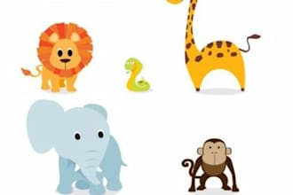 make a cute vector stlye pet/animal illustration