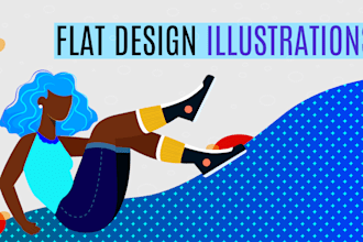 make design modern vector illustrations