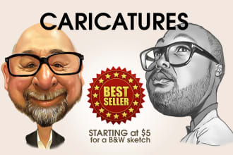 draw caricatures from your photo