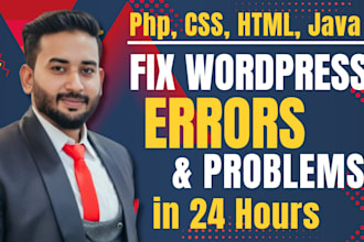 fix wordpress errors and problems
