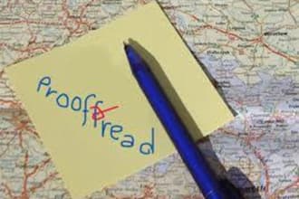 proofread any document, article or essay up to 2500 words